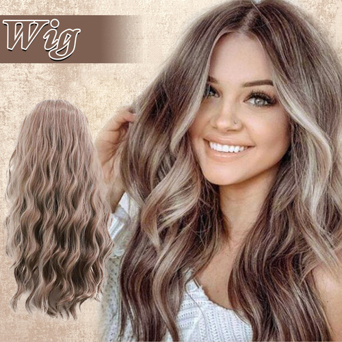 Flequillo Fino Para Niñas, Permanente De Maíz, Cabello Largo