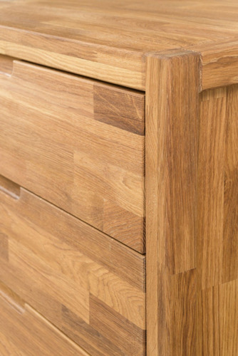 Imagen 7 de 7 de Cómoda En Madera Natural 100% Maciza Roble Ref: Maciza57