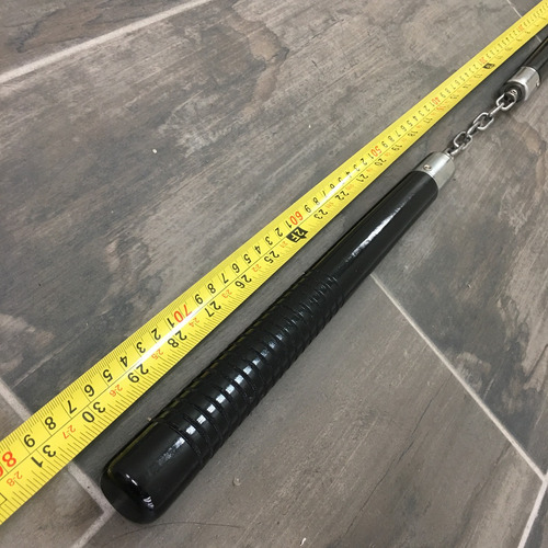 Imagen 3 de 8 de Nunchakus Chacos Cadena Con Rodillo Artes Marciales 1001 V2
