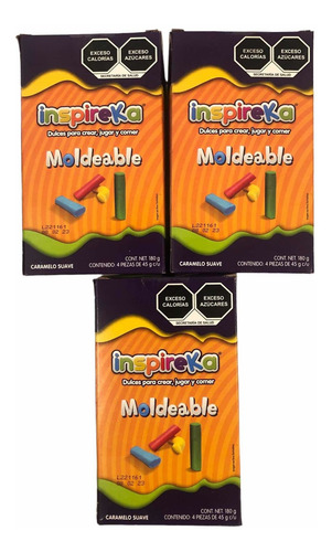 Moldeable Caramelo Suave Inspireka 16 Pz De 45 G C/u