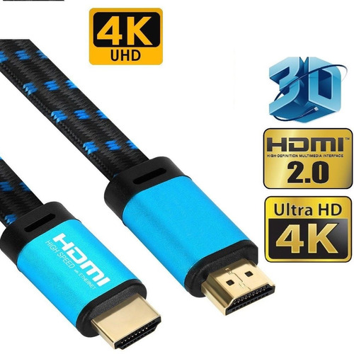 Ultra Hd Alta Velocidad Hdmi De Uhd V2.0 Cable 4k Hdr, 3d,