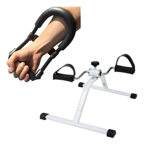 Imagen 1 de 4 de Bicicleta Fija Pedalera Piernas + Ejercitador Brazo Y Muñeca