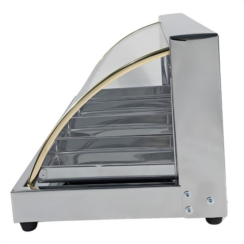 Estufa Vidro Curvo 4 Bandejas Inox Com Selo Do Inmetro 127v