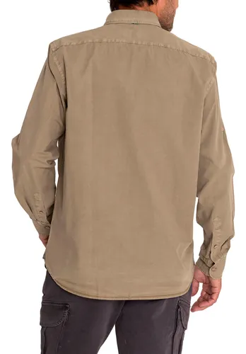 Camisa Algodón Orgánico Hombre Leeds Verde Rockford