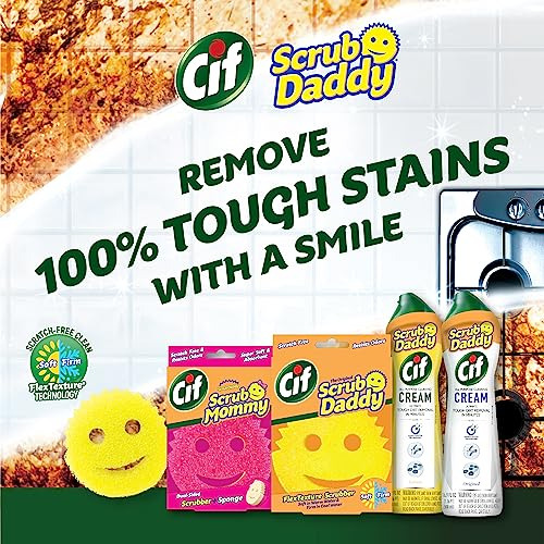 Scrub Daddy Og + Crema Limpiadora Multiusos Cif, Limpia...
