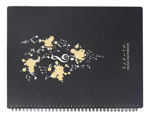 (a) Music Folder Spirals Binder Organizer Music Binder Music