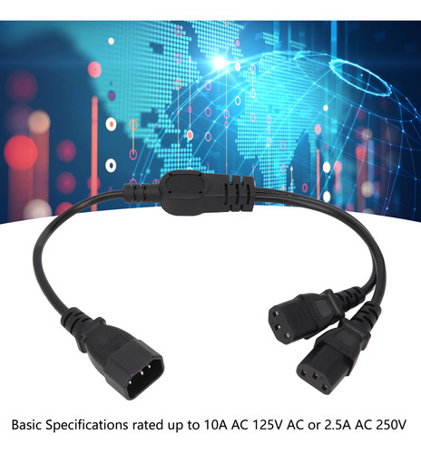 Cable De Alimentación C14 A 2 C13 Para Servidor Ups, Divisor
