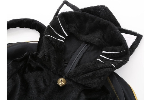 Disfraz De Gato Yolsun Para Niñas Con Guantes Y Cinturón Dis