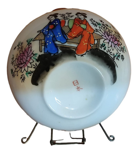 Bowl Japones Geishaware Pintado A Mano Vintage 1930s