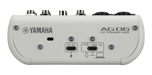 Mesa De Som E Interface De Áudio 6 Canais Ag06mk2 Yamaha