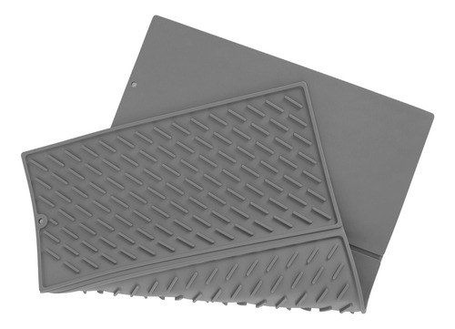 Alfombrilla De Secado De Silicona De 3 Pliegues, Plegable, R