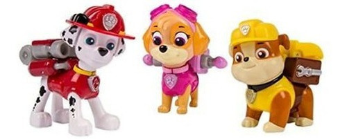 Mochilas Paw Patrol Action Pack Pups 3pk Figure Set Marshal
