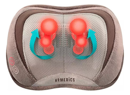 Homedics Cojin Masajeador Lumbar Corporal Shiatsu Con Calor