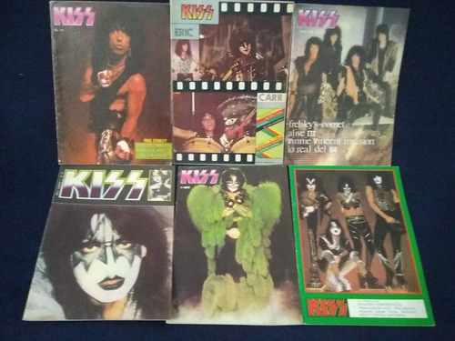 Revista Kiss -años 84/85/86 (revista)6 Numeros Con Posters