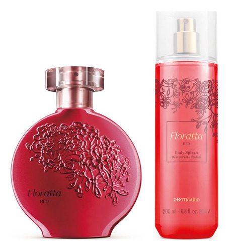 Floratta Red: Colônia 75ml + Body Splash Colônia 200ml