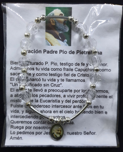 Imagen 1 de 1 de Pack 50 Pulsera Decenario Padre Pío, Hecha A Mano