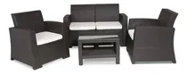 Comprar Juego De Terraza Muebles De Rattan Living Exterior Balcon 4p