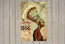 Comprar Cuadro 60x90cm Arte Africano Mujeres Pintura Arte M4