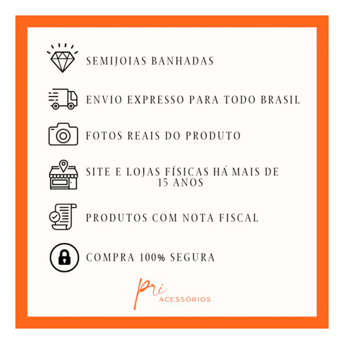 Escapulário Semijoia Espirito Santo Dourado Pri Acessórios