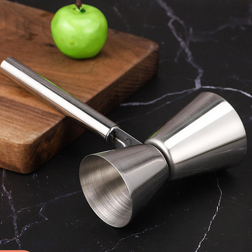 Jigger De Cóctel De Doble Cabezal De Acero Inoxidable Con