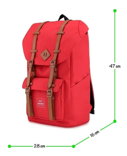 Imagen 2 de 10 de Mochila Himawari Okta 21 Litros Con Usb