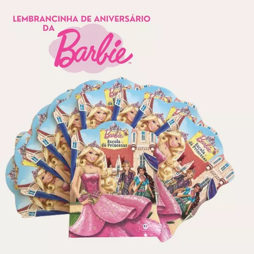 Lembrancinha barbie escola de princesas