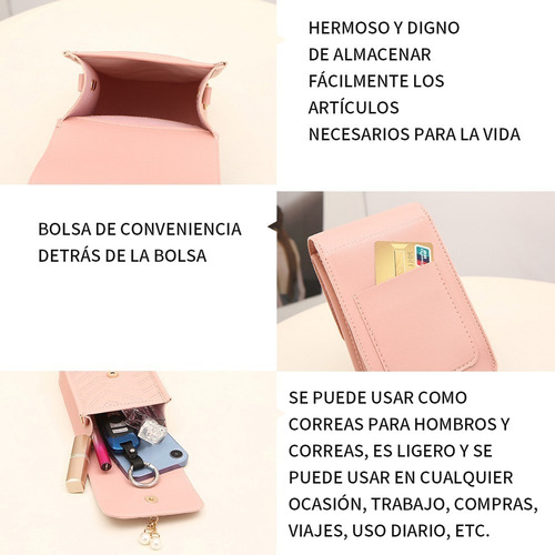 Bolso De Hombro Lindo Con Correa Ajustable Para Mujer