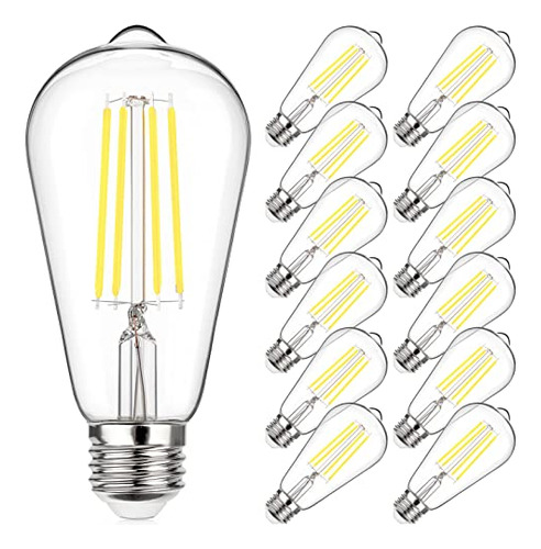 Bombilla Led Edison Vintage Maxvolador, 60 W, Equivalente A