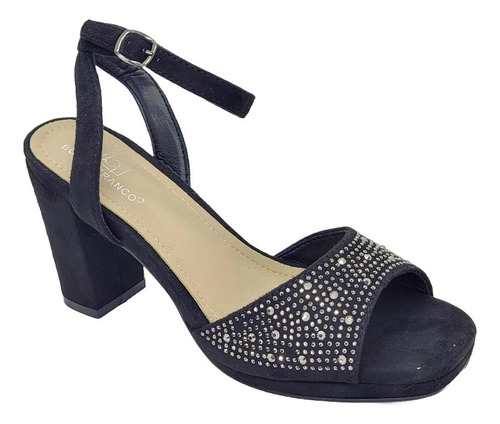 Sandalia De Fiesta Bonny Franco Black 384-0891