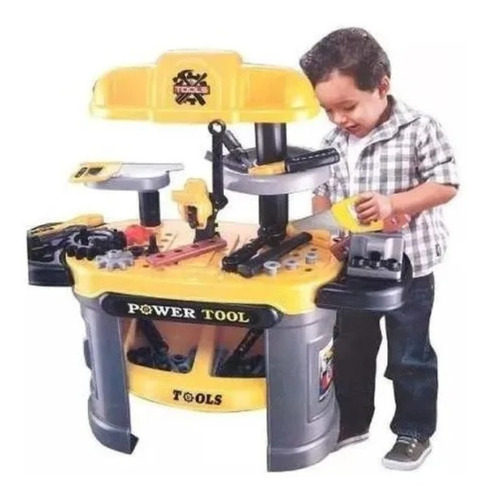 Juego Herramientas Kit Niño Taller Carpintería Sion