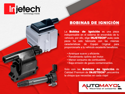 Kit 6 Bobinas Injetech Maxima V6 3.5l Nissan 2009-2019