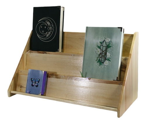 Exhibidor De Madera Para Cuadernos - Tamaño Grande