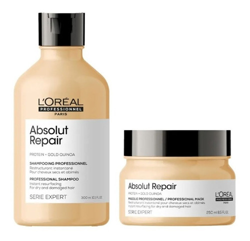 Kit Shampoo + Mascara Loreal Profesional Absolut Repair 