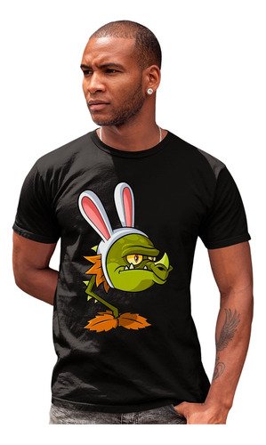 Panda Negra Playera Plantas Zombies Boca Dragon Conejo