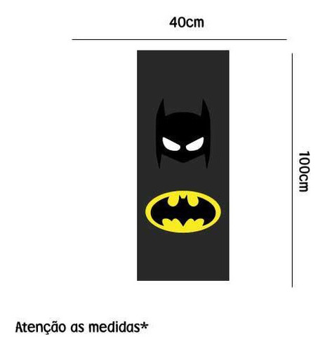 Adhesivo de pared con panel de Batman