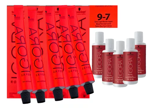 Coloração Igora Royal 7.77 Louro Médio Cobre Extra (Ruivo) 60g - Schwarzkopf