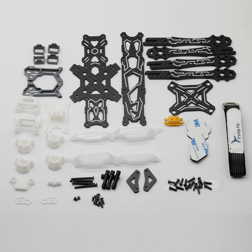 Trying Fly Fpv Drone Frame, 6s Freestyle Fpv Racing Drone,