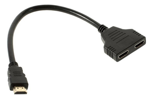 Splitter Hdmi  X2 / 1 Macho X 2 Hembras Cable Adaptador