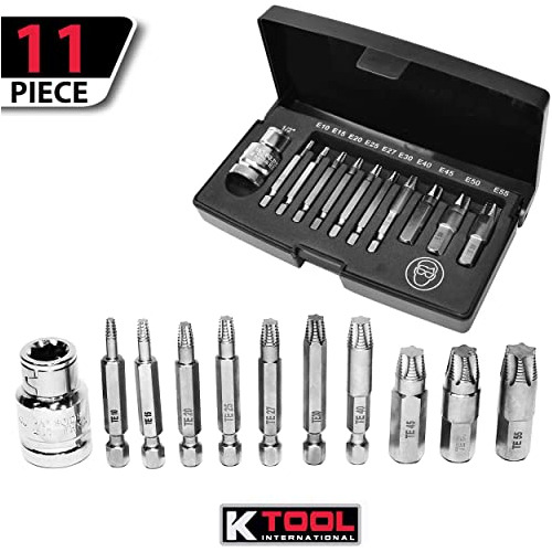 Conjunto De 11 Extractores De Tornillos Torx Dañados T...