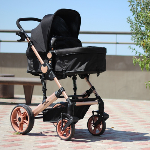 Coche Bebe Convertible En Asiento Y Moises Cuna Muy Seguro Estructura Resistente Tapizado De Calidad Plegable Liviano