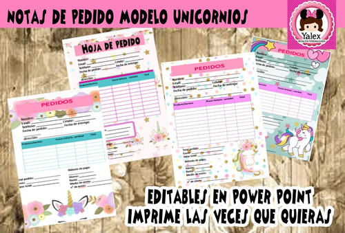 Kit Imprimible Unicornio Organigastos