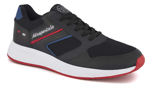 Zapato Casual In30852x Texto Logo Negro Letras Bitono Liso