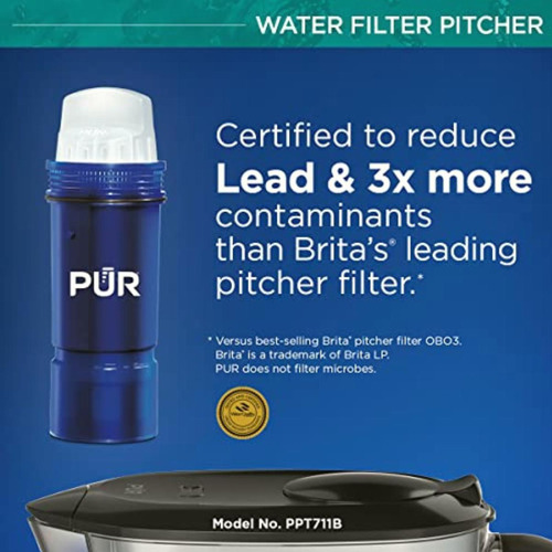 Pur Jarra Ultimate Con Sistema De Filtrado De Agua 7 Tazas