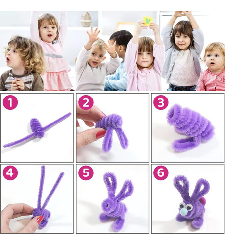 Limpiapipas Acerich 600 Piezas, 30 Colores, Tallos De Chenil