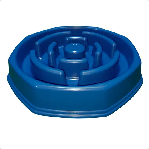 Comedouro Interativo Lento Petliz Azul Para Cães Médios e Grandes