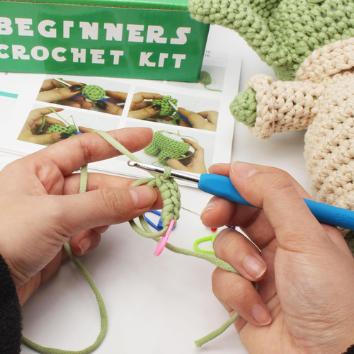 Kit De Crochet Para Adultos, Incluye Ganchos Y Lana