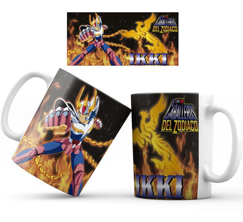 Mug Pocillo Caballeros Del Zodiaco Regalo Anime 030