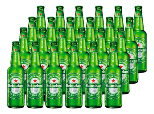 Pack 24 Cervezas Heineken Original Botellin 330cc