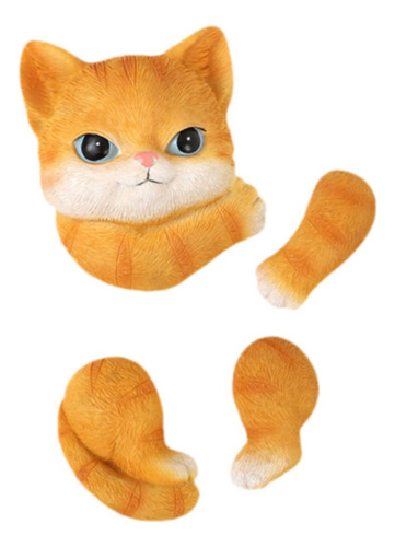 Animal Up A Tree Statue Tree Hugger Landscape Outdoor Gato