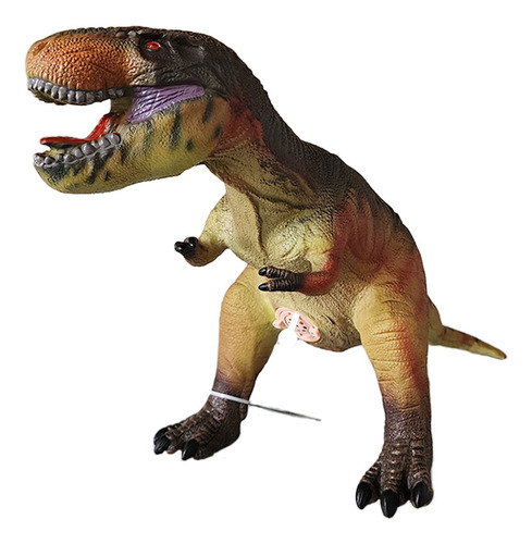 Dinosaurio Tyrannosaurus Rex Gigante De Goma Con Sonido 65cm
